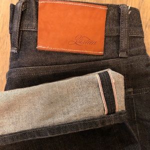 Men’s black 3sixteen selvedge denim